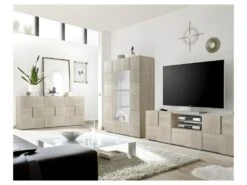 Vitrine 2 Portes Chêne Clair - TICATO 10 Vitrine 2 Portes Chêne Clair - TICATO -Deco.fr Soldes Boutique vitrine 17626055