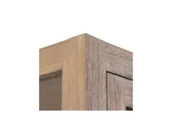 Vitrine 4 étagères Bois De Mindi Naturel - NILAI -Deco.fr Soldes Boutique vitrine 17626161