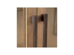 Vitrine 4 étagères Bois De Mindi Naturel - NILAI -Deco.fr Soldes Boutique vitrine 17626163