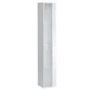 Vitrine Suspendue Blanche Avec 1 Porte Vitrée Et éclairage LED Inclus. Collection SWITCH. -Deco.fr Soldes Boutique vitrine 22140397