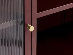 Bronco Buffet 3 Portes En Verre, Rouge. -Deco.fr Soldes Boutique vitrine 22152531