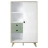 Adelaide Buffet 1 Porte, 2 Tiroirs, 3 Tablettes Blanc,vert. -Deco.fr Soldes Boutique vitrine 22152751